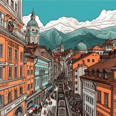 innsbruck, desenho animado 4 de Kurt Heppke