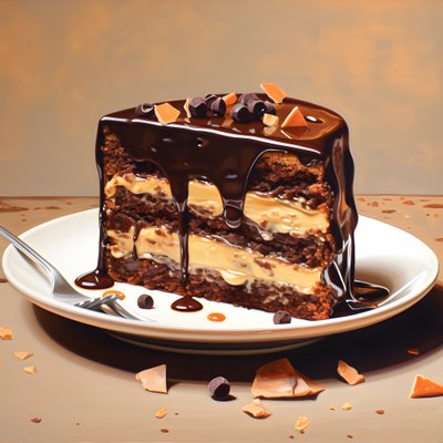 bolo de chocolate com caramelo e ruibarbo 4 de Kurt Heppke
