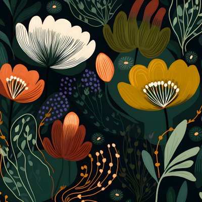 formas abstractas contemporâneas Marimekko 2 de Kurt Heppke