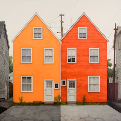 duas casas laranja 3 de Kurt Heppke