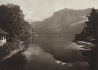 Altausseer See (foto p/b) de Kurt Hielscher