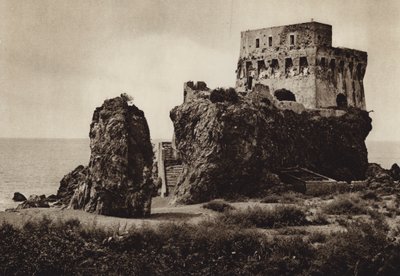 Itália: Castelo Praia a Mare, Calábria (foto a p/b) de Kurt Hielscher