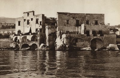 Itália: Em Ischia Ponte (foto a p/b) de Kurt Hielscher