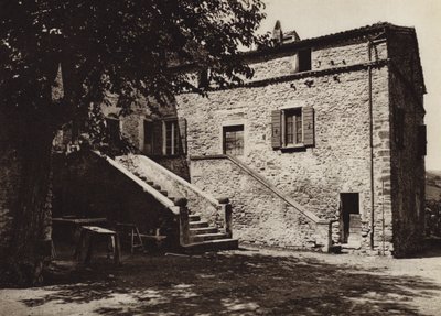 Itália: Predappio, Casa natale del Duce (foto a p/b) de Kurt Hielscher