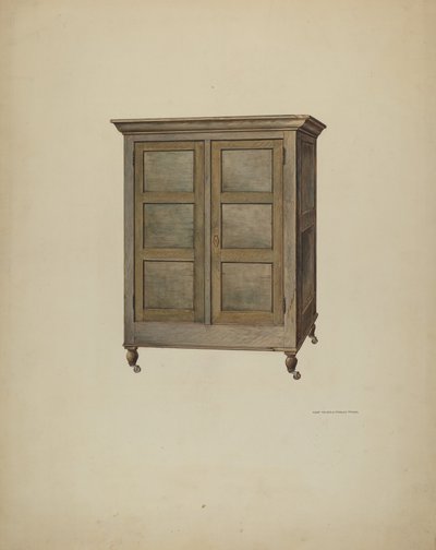 Gabinete, c. 1940. de Kurt Melzer