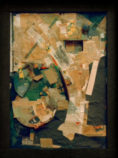 Quadro com plantas de sala - quadro com 2 cães pequenos de Kurt Schwitters