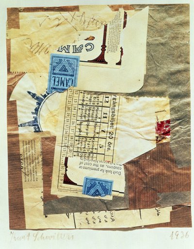 Camelo, 1936. de Kurt Schwitters