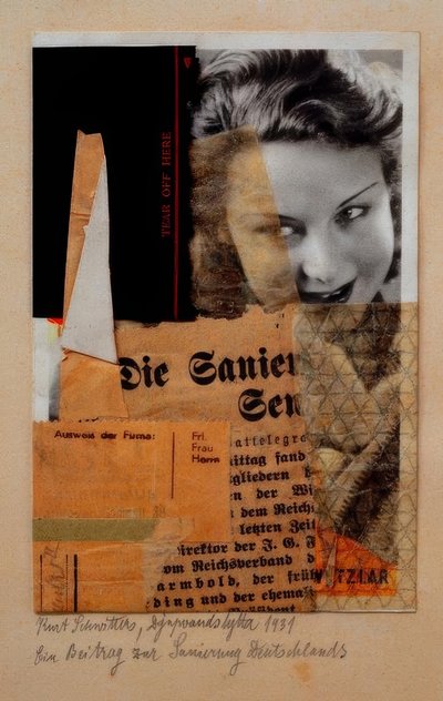 Uma contribuição para a reabilitação da Alemanha de Kurt Schwitters