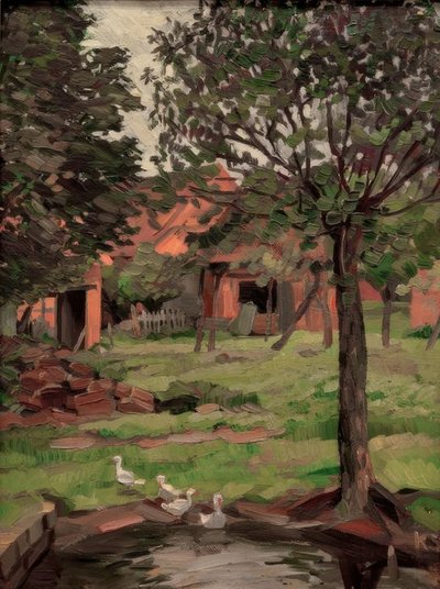 Herdade com gansos de Kurt Schwitters