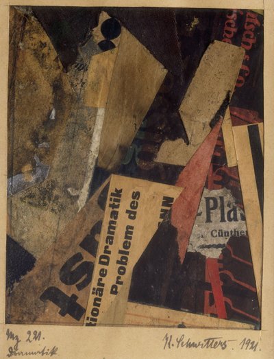 Merz 221, 1921. de Kurt Schwitters