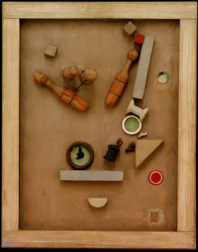 Imagem Merz 46 A. A imagem do cone de Kurt Schwitters