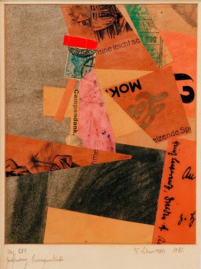 Mz 259 Drawing Campendonk de Kurt Schwitters
