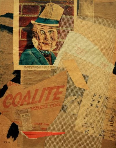 Sem título (WC Fields) de Kurt Schwitters