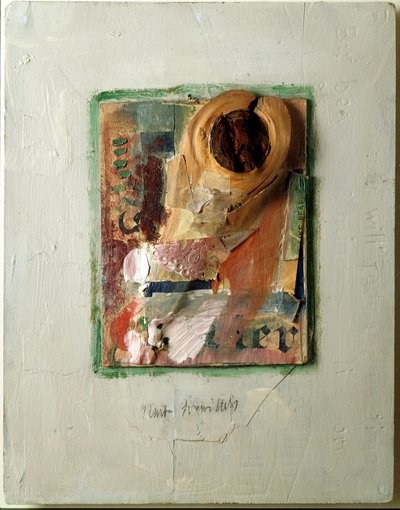 Pear Collage de Kurt Schwitters (1887-1948) 1938 Colecção privada de Kurt Schwitters