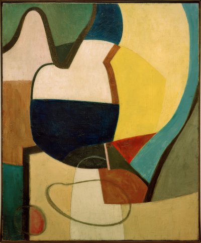 Ainda vida em um tampo da mesa de Kurt Schwitters