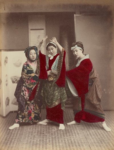 Festa da Dança, c.1880 de Kusakabe Kimbei