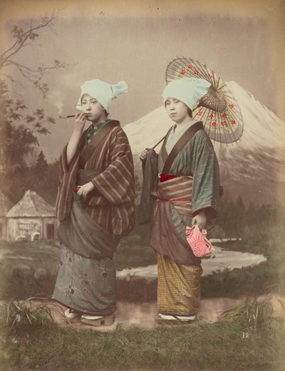 Viajantes japoneses, c.1880 de Kusakabe Kimbei