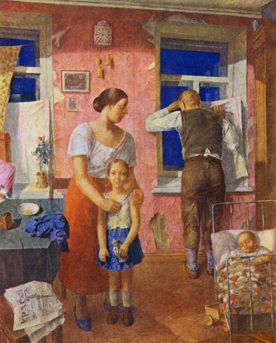 1919, Alarme de Kuzma Sergeevich Petrov-Vodkin