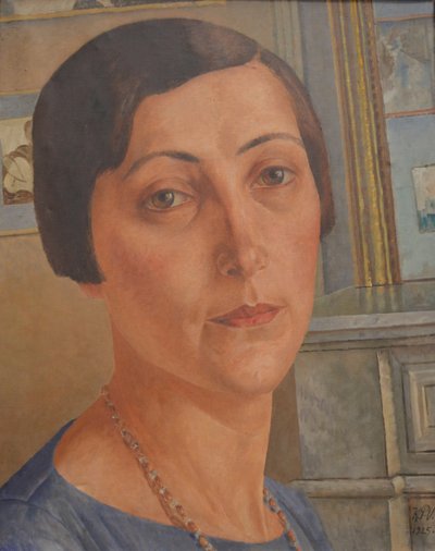 Retrato de Salomea Nikolayevna Andronikova 1888-1982. de Kuzma Sergeevich Petrov Vodkin