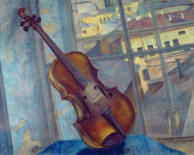 Violino, 1918 de Kuzma Sergeevich Petrov Vodkin