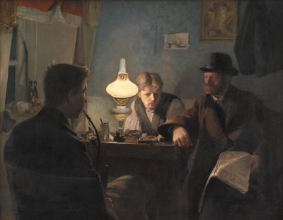 Uma visita à oficina de um sapateiro de Laurits Andersen Ring