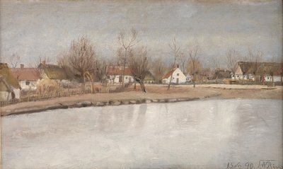 The Village Pond em Ring, Zelândia de Laurits Andersen Ring