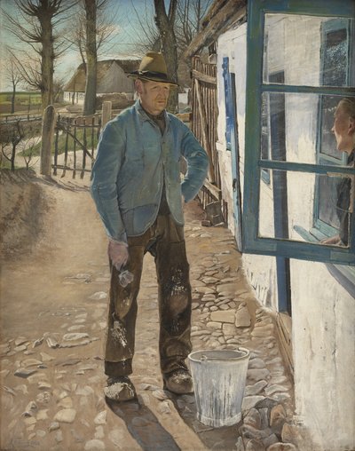 branquear a casa velha de Laurits Andersen Ring