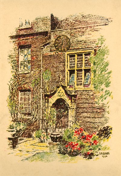 Staple Inn, Londres, 1924. de L. A. Hayes