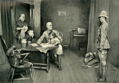 Lord Roberts na Pousada Orange Grove: Um Incidente Característico, 1901. de L. Daviel