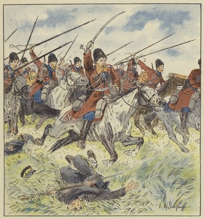 Carga de cossacos de L. Malespine
