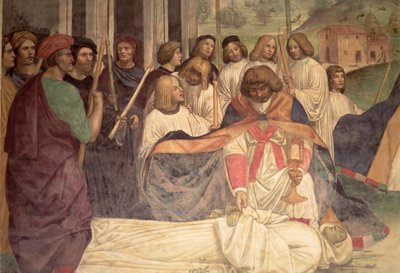 A morte de São Bento, da vida de São Bento de L. Signorelli