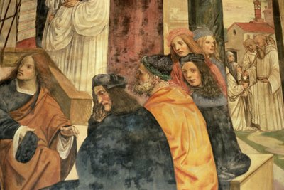A vida de São Bento (detalhe) de L. and Sodoma, G. Signorelli