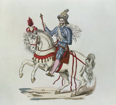 Retrato Equestre de Henri IV em 1596 de Lacoste jeune
