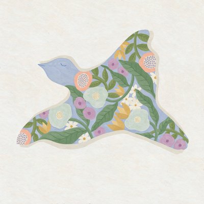 Spring Blooms Bird, 2023 (digital) de Lady Ann de Borja