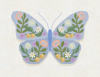 Borboleta Spring Blooms, 2023 (digital) de Lady Ann de Borja