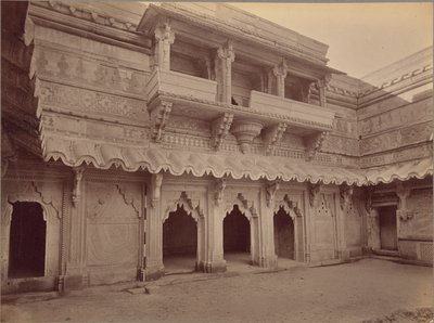 Interior do Man Mandir, Gwalior de Lala Deen Dayal