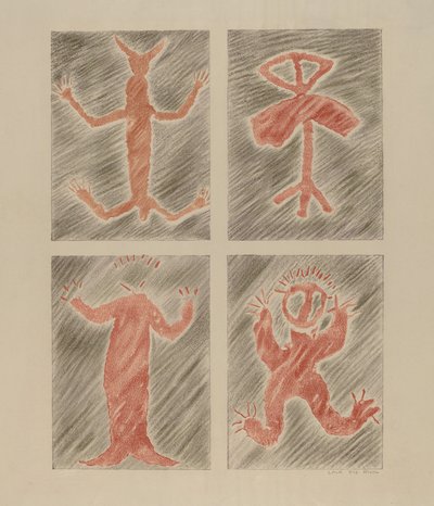 Desenho de Petroglifo de Lala Eve Rivol