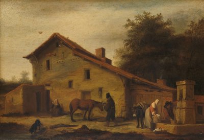 Uma estalagem no Bairro de Nantes de Lambert Doomer