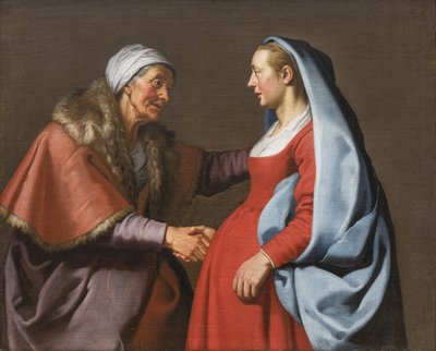 A visitação (óleo sobre tela) de Lambert Jacobsz or Jacobs