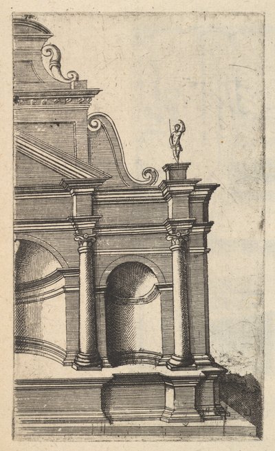Vista Parcial de um Monumento [Templo de Mercurius] da série 