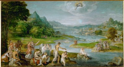 O Batismo de Cristo de Lambert Sustris