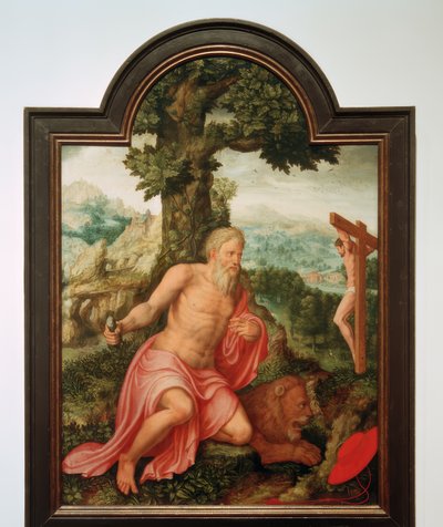 Paisagem com São Jerônimo de Lambert van Noort