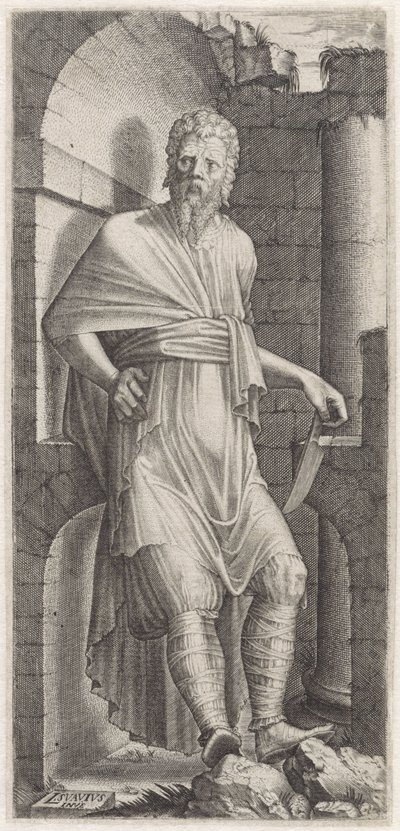 Apóstolo Bartolomeu
Cristo, os doze apóstolos e Paulo (título da série) de Lambertus Suavius