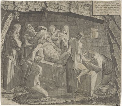 Entombamento de Cristo de Lambertus Suavius
