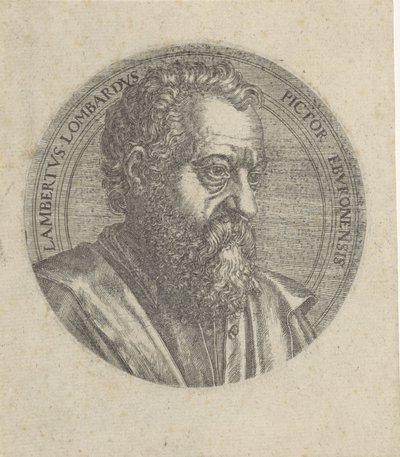 Retrato de Lambert Lombard de Lambertus Suavius