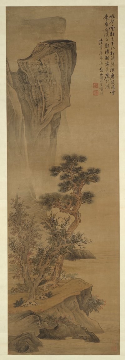 Paisagem no Estilo de Li Tang de Lan Ying