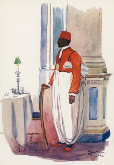 Povo do Egipto: Empregado de mesa, Shepheard