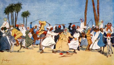 "A Batalha do Nilo", 1908.   de Lance Thackeray