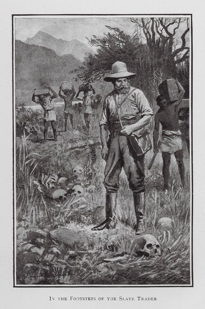 Nas pegadas do traficante de escravos (litografia) de Lancelot Speed