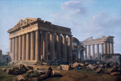 A Acrópole, Atenas de Lancelot Théodore Turpin de Crissé de Crissé